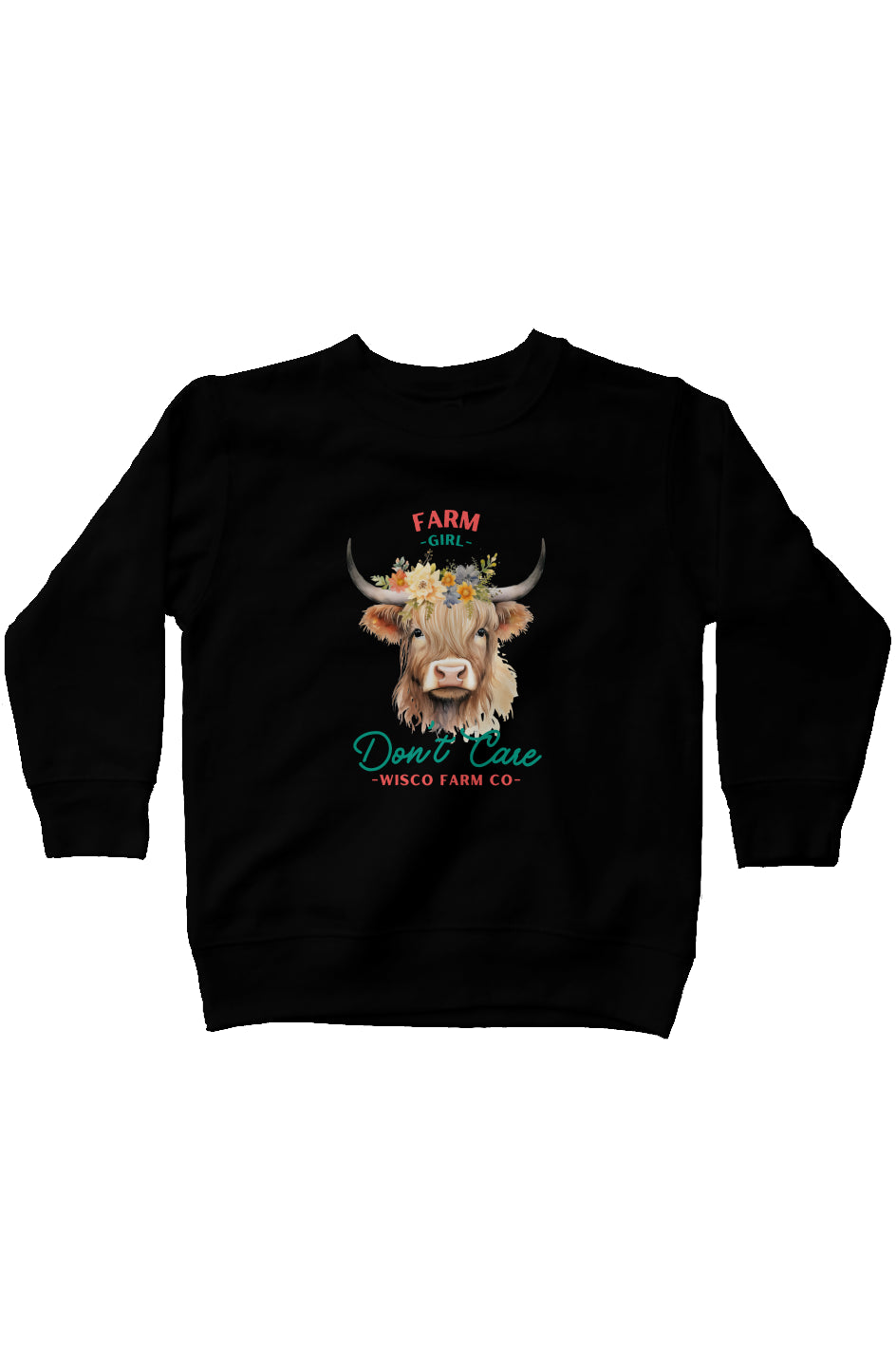 kids fleece Farm Girl sweatshirt