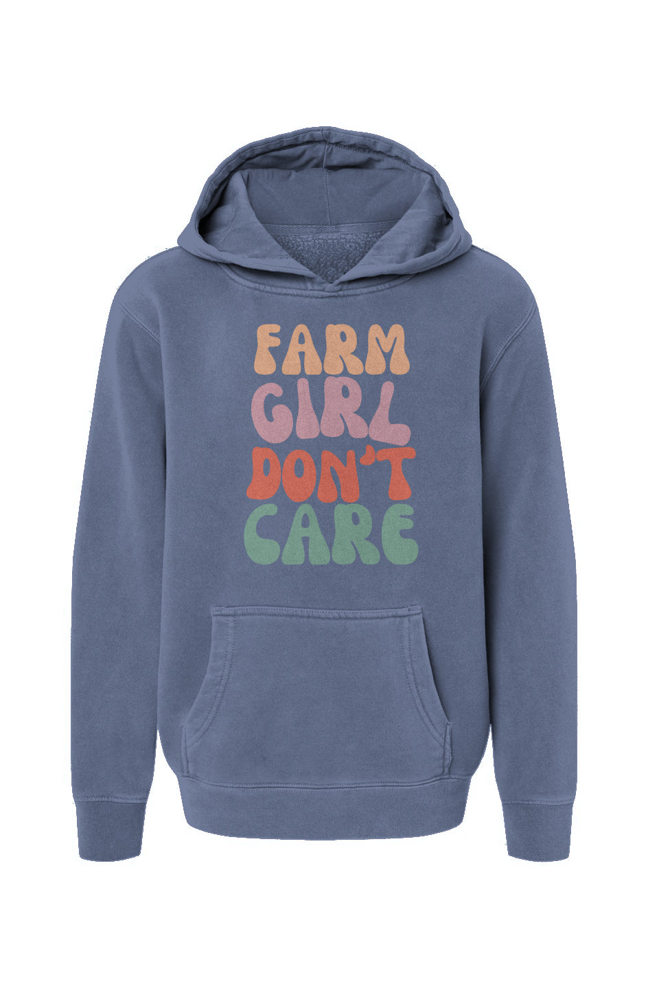 Youth Farm Girl Don't Care Hoodie