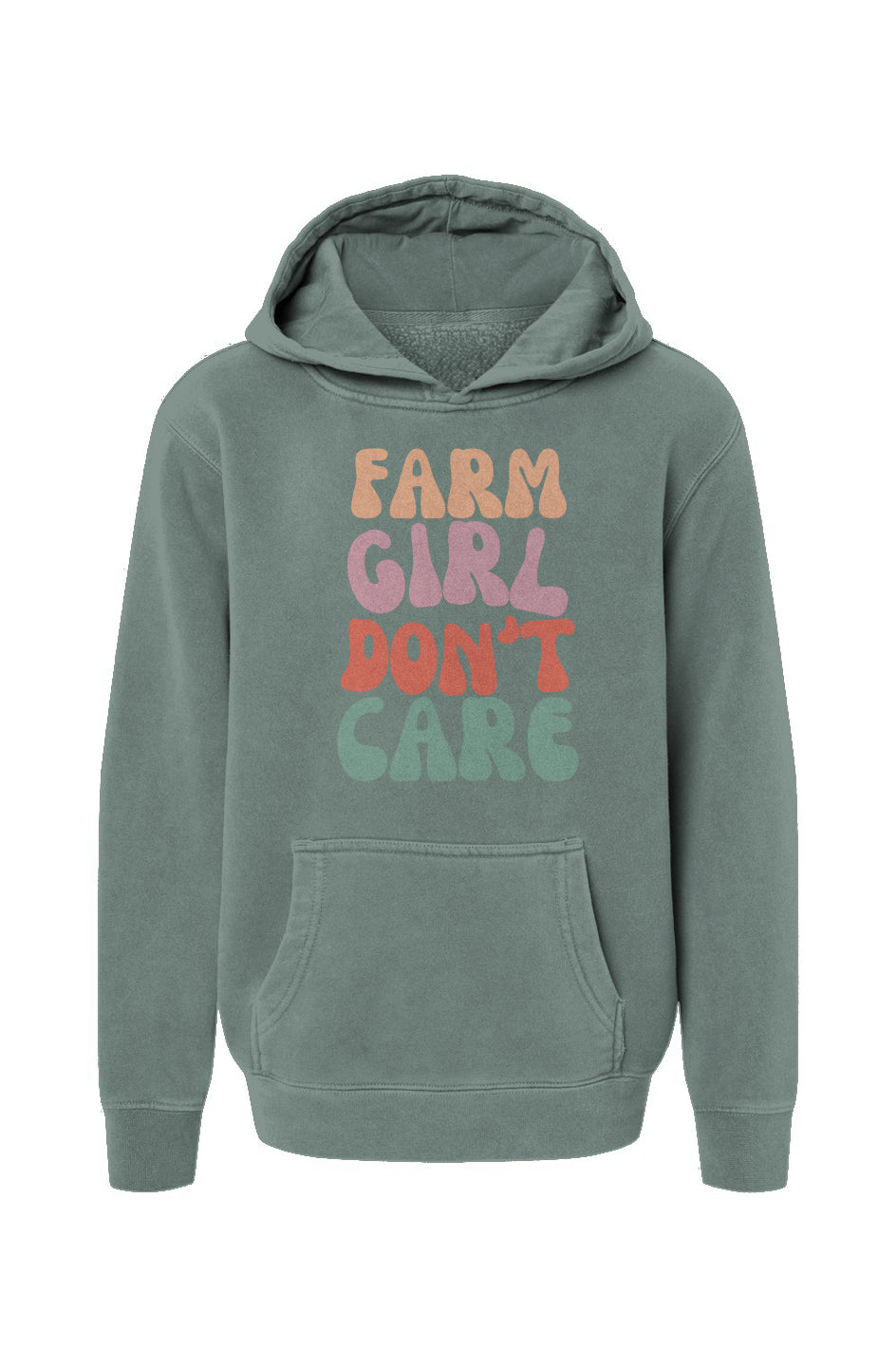 Youth Farm Girl Don't Care Hoodie