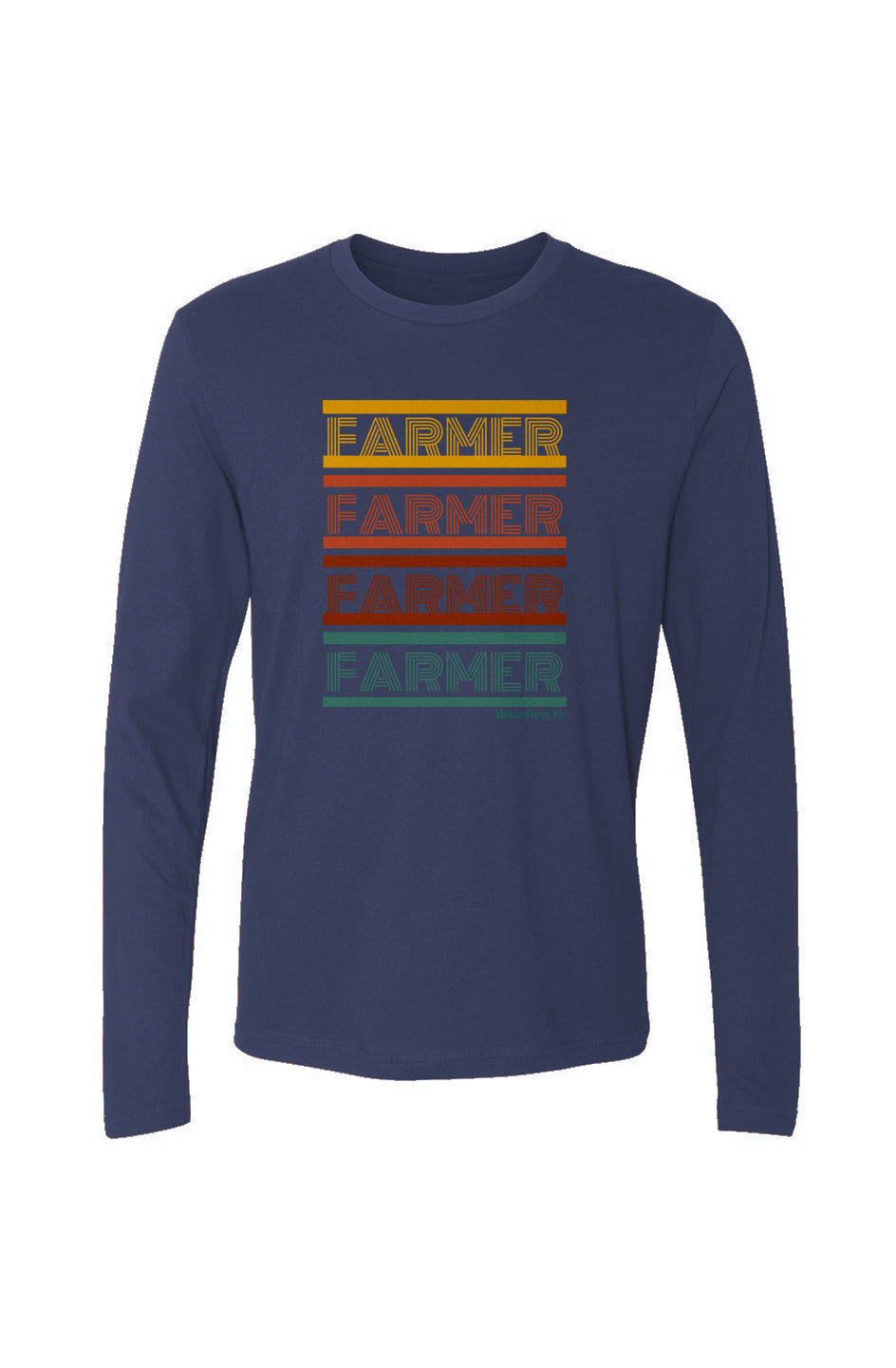 Retro Farmer Long-Sleeve Crew