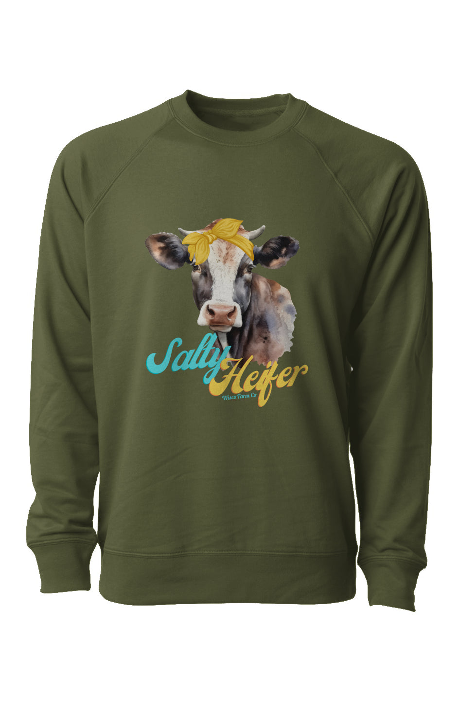 Salty Heifer Loopback Terry Crewneck Sweatshirt