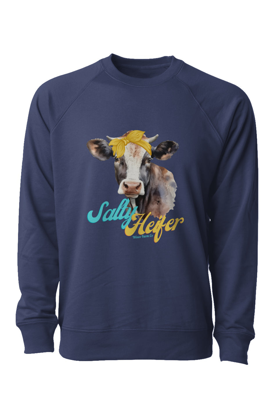 Salty Heifer Loopback Terry Crewneck Sweatshirt