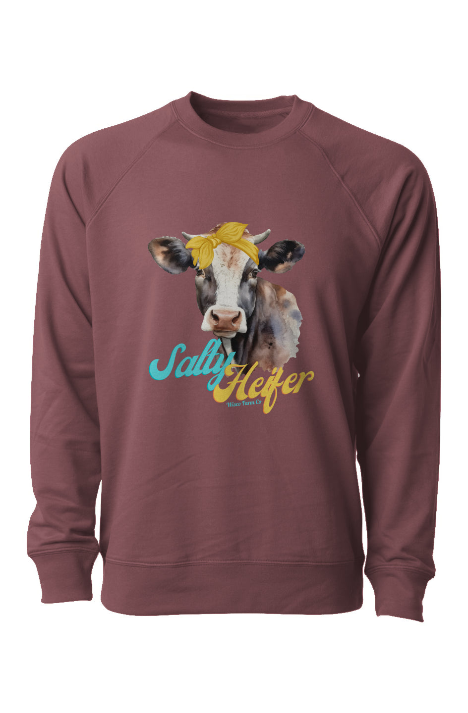 Salty Heifer Loopback Terry Crewneck Sweatshirt