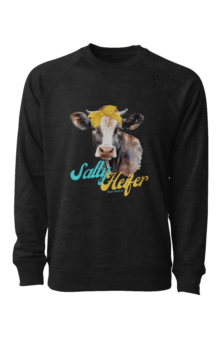 Salty Heifer Loopback Terry Crewneck Sweatshirt