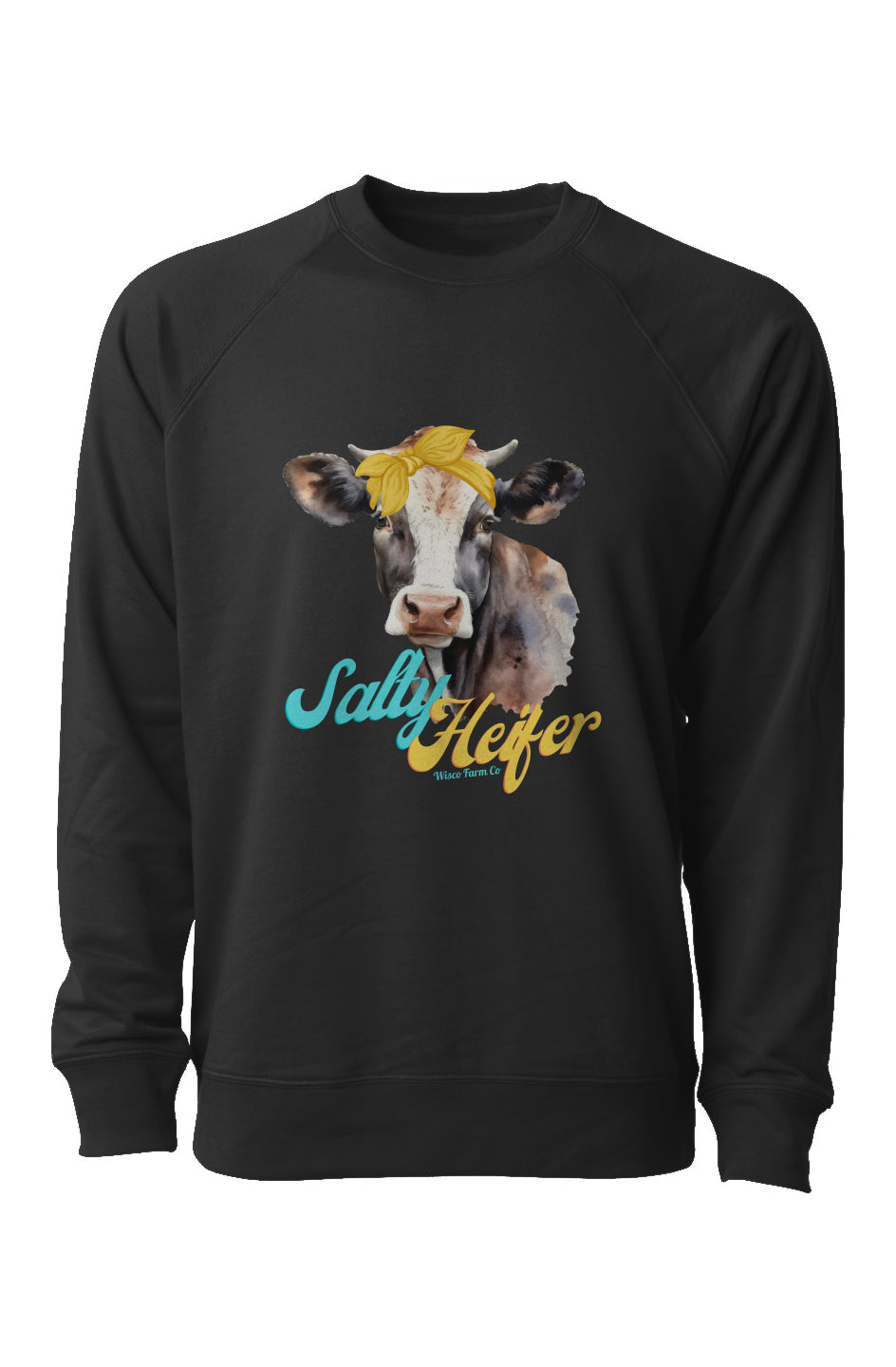 Salty Heifer Loopback Terry Crewneck Sweatshirt