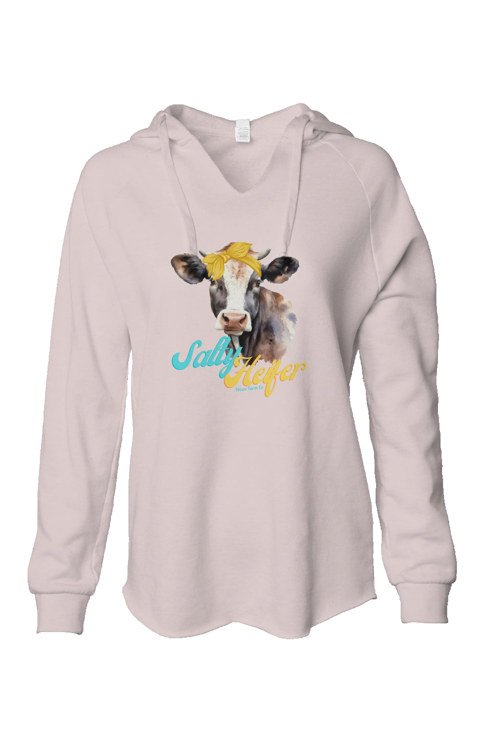 Salty Heifer Women's Lightweight Hooded Sweatshirt