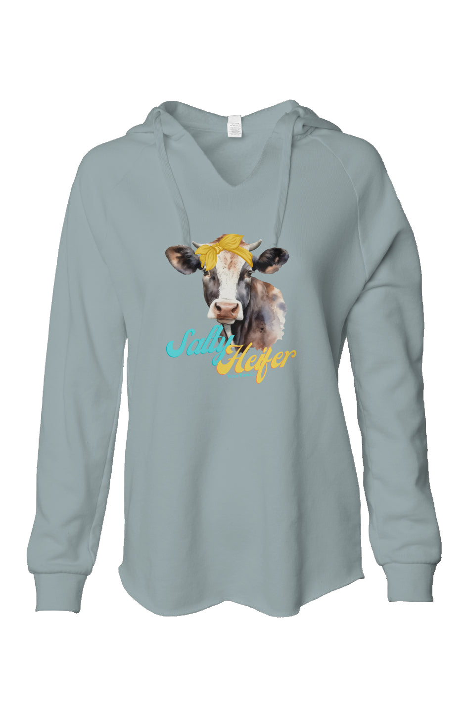 Salty Heifer Women's Lightweight Hooded Sweatshirt
