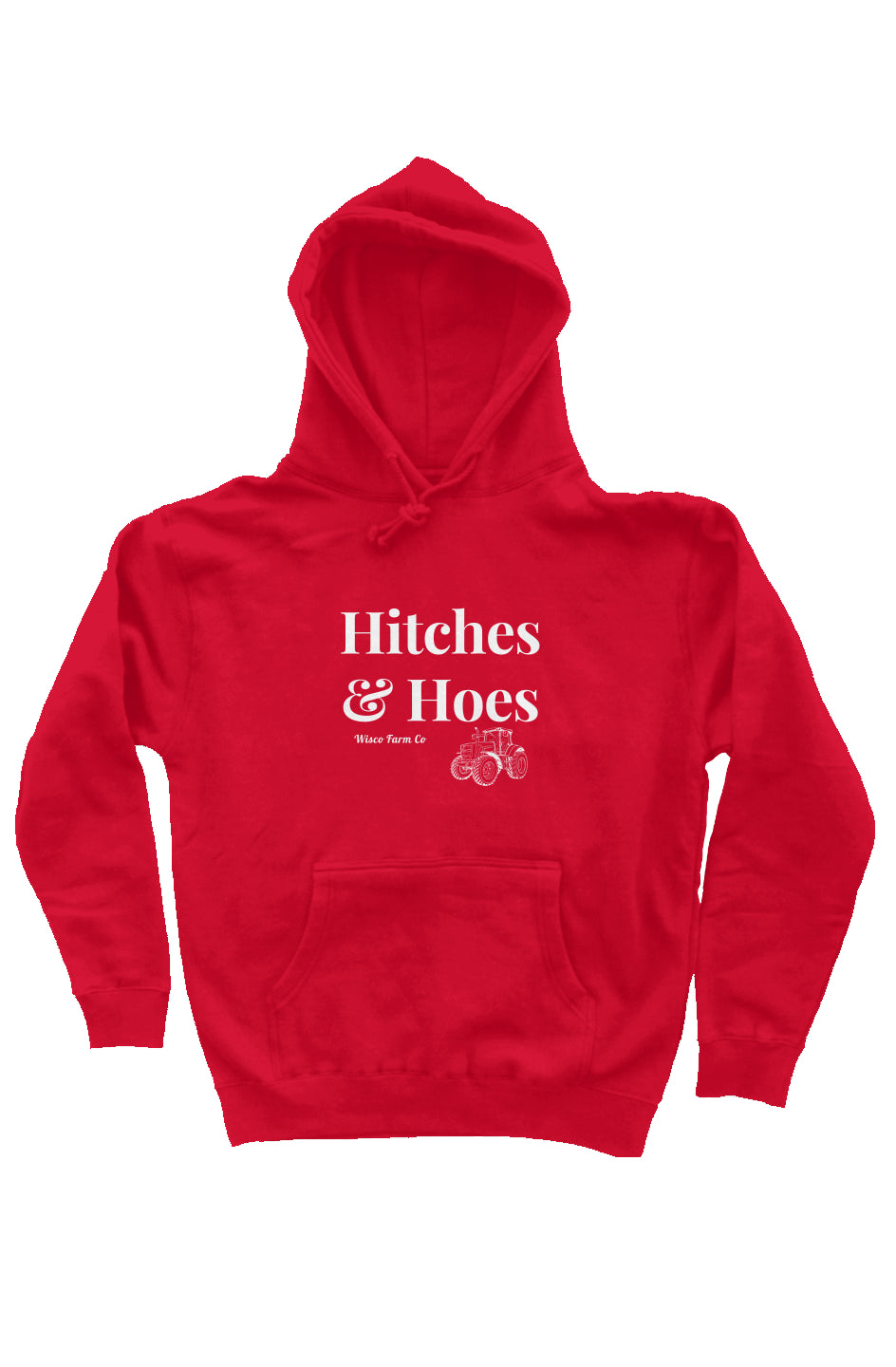 Hitches & Hoes heavyweight pullover hoodie