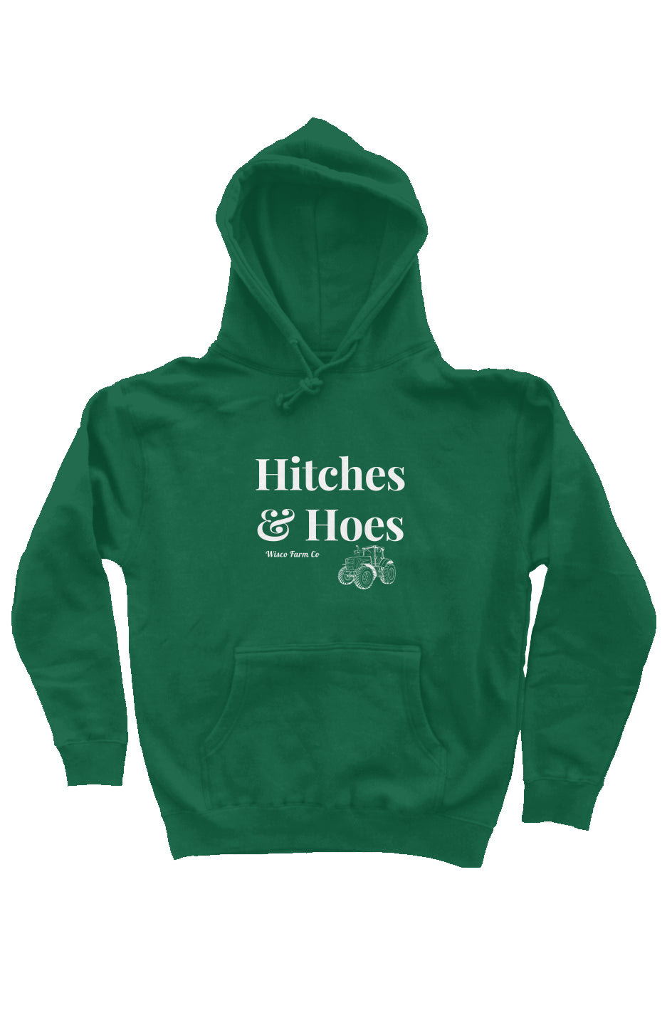 Hitches & Hoes heavyweight pullover hoodie