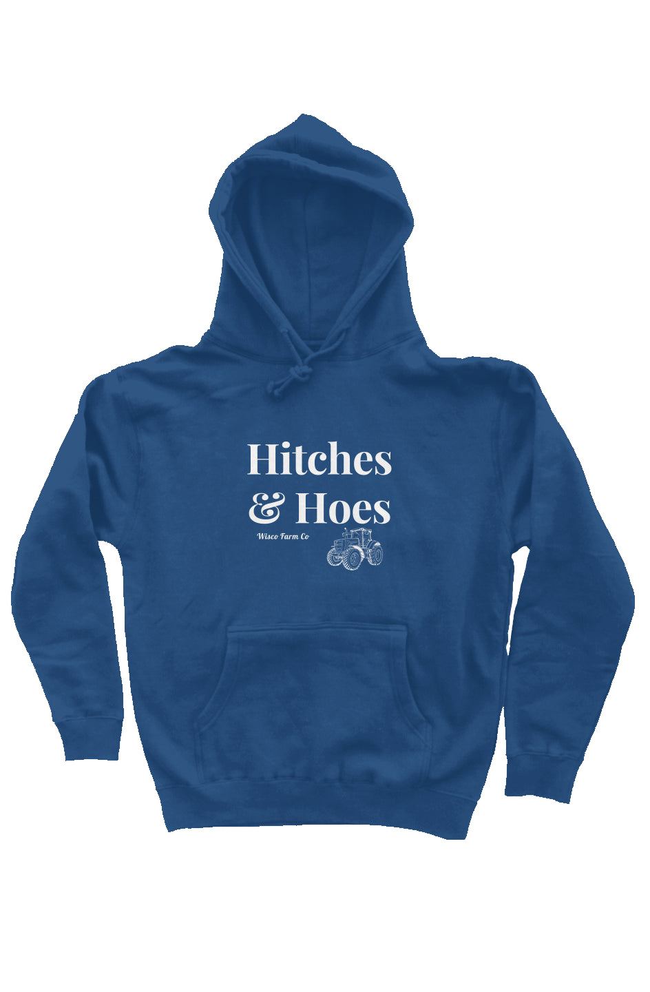 Hitches & Hoes heavyweight pullover hoodie