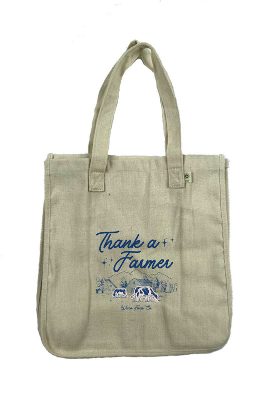 Hemp Market Tote - Thank a Farmer