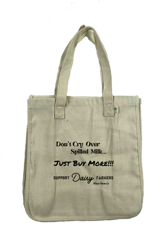 Hemp Market Tote - Don't Cry