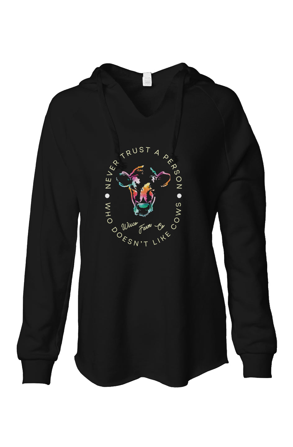 'Never Trust' Women's Lightweight Hooded Sweatshir