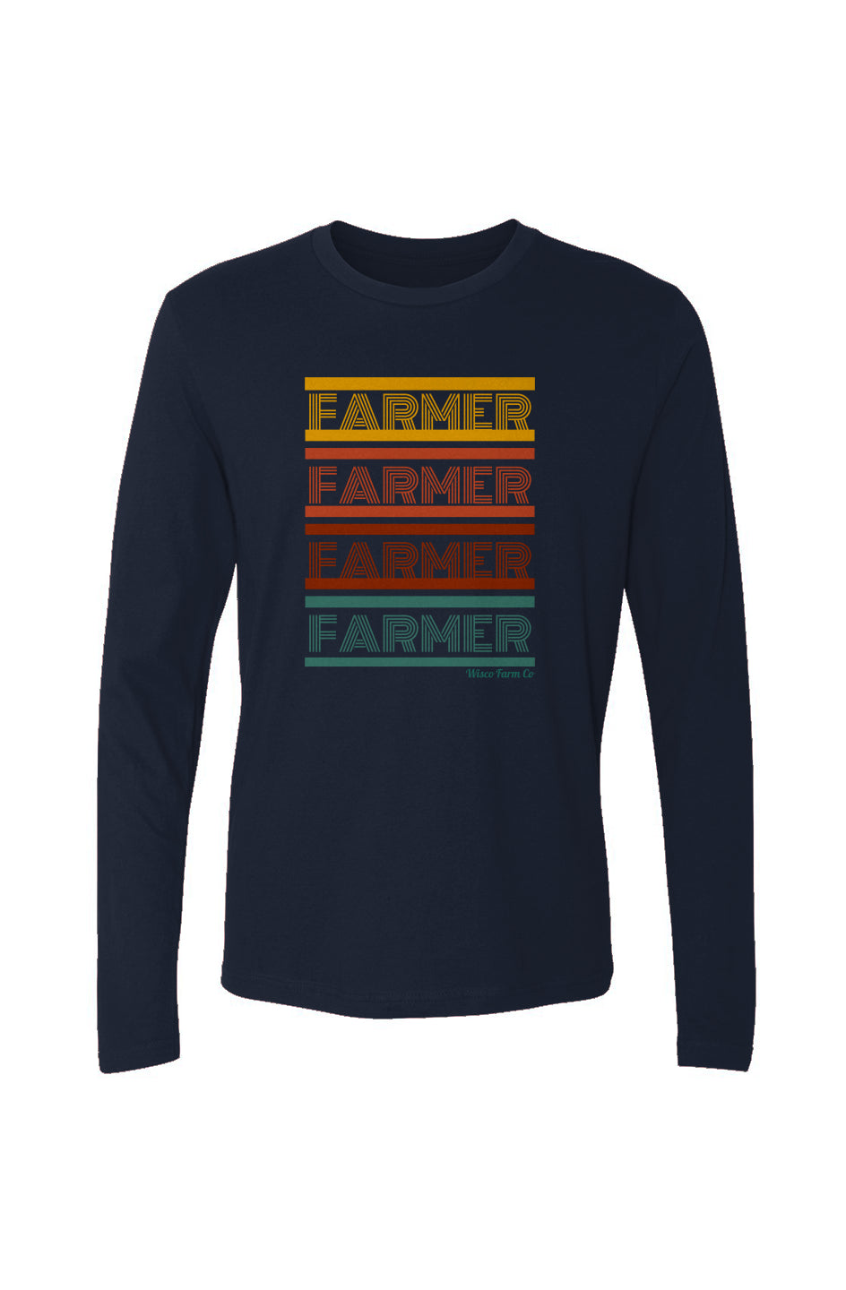 Retro Farmer Long-Sleeve Crew