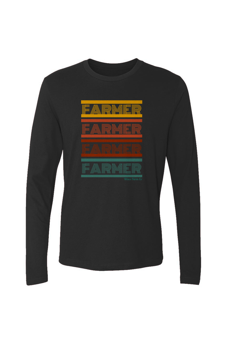 Retro Farmer Long-Sleeve Crew